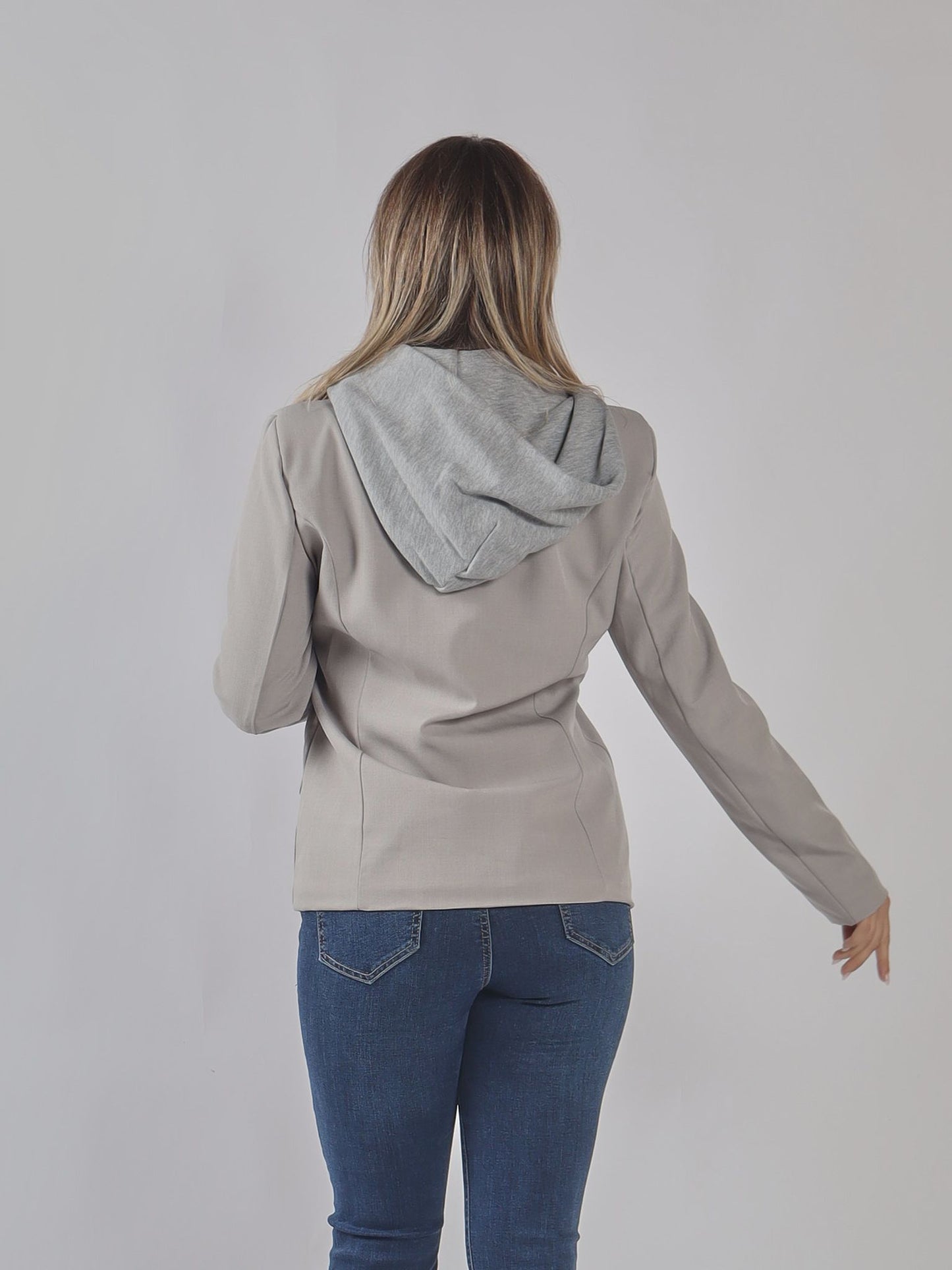 BLAZER CON CAPPUCCIO IN LAYER