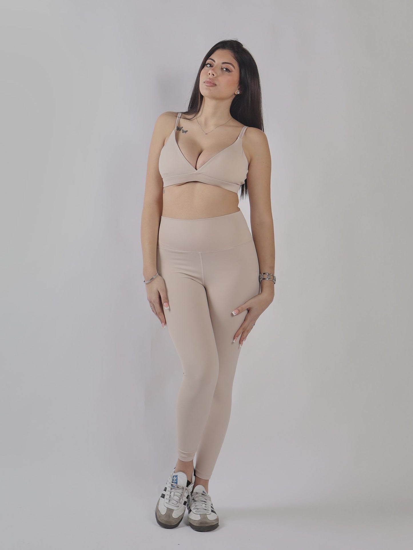 SET SPORTIVO A MANICHE LUNGHE CON ZIP