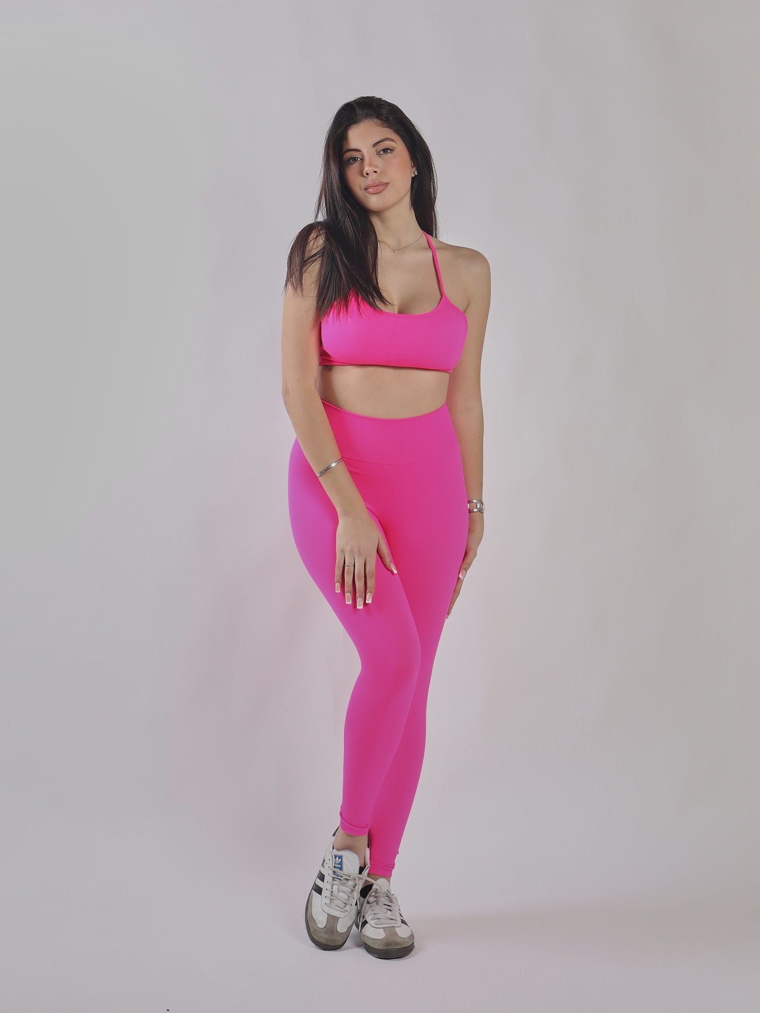 SET FITNESS CON TOP INTRECCIATO