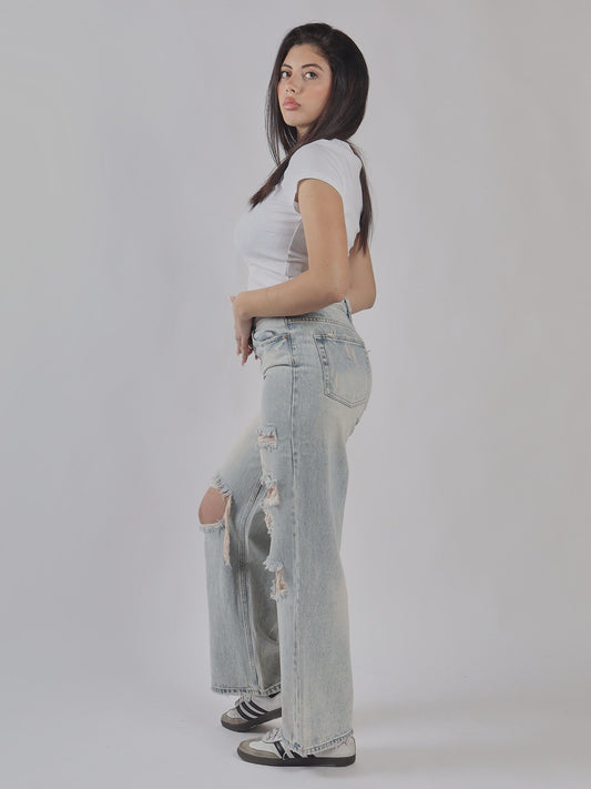 JEANS DESTROYED PE 25