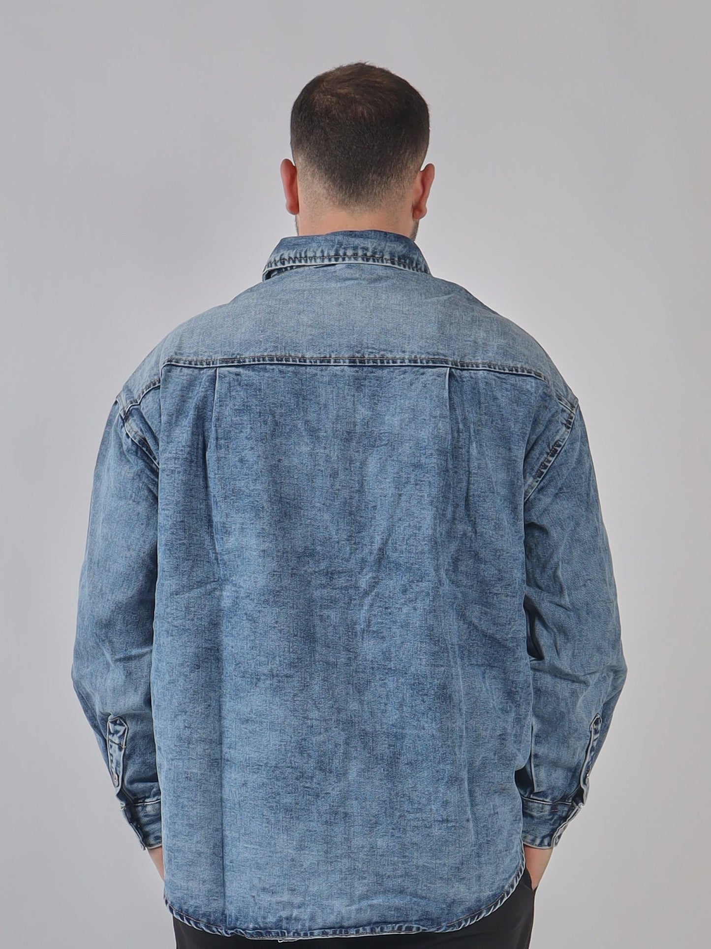 CAMICIA IN DENIM OVERSIZE