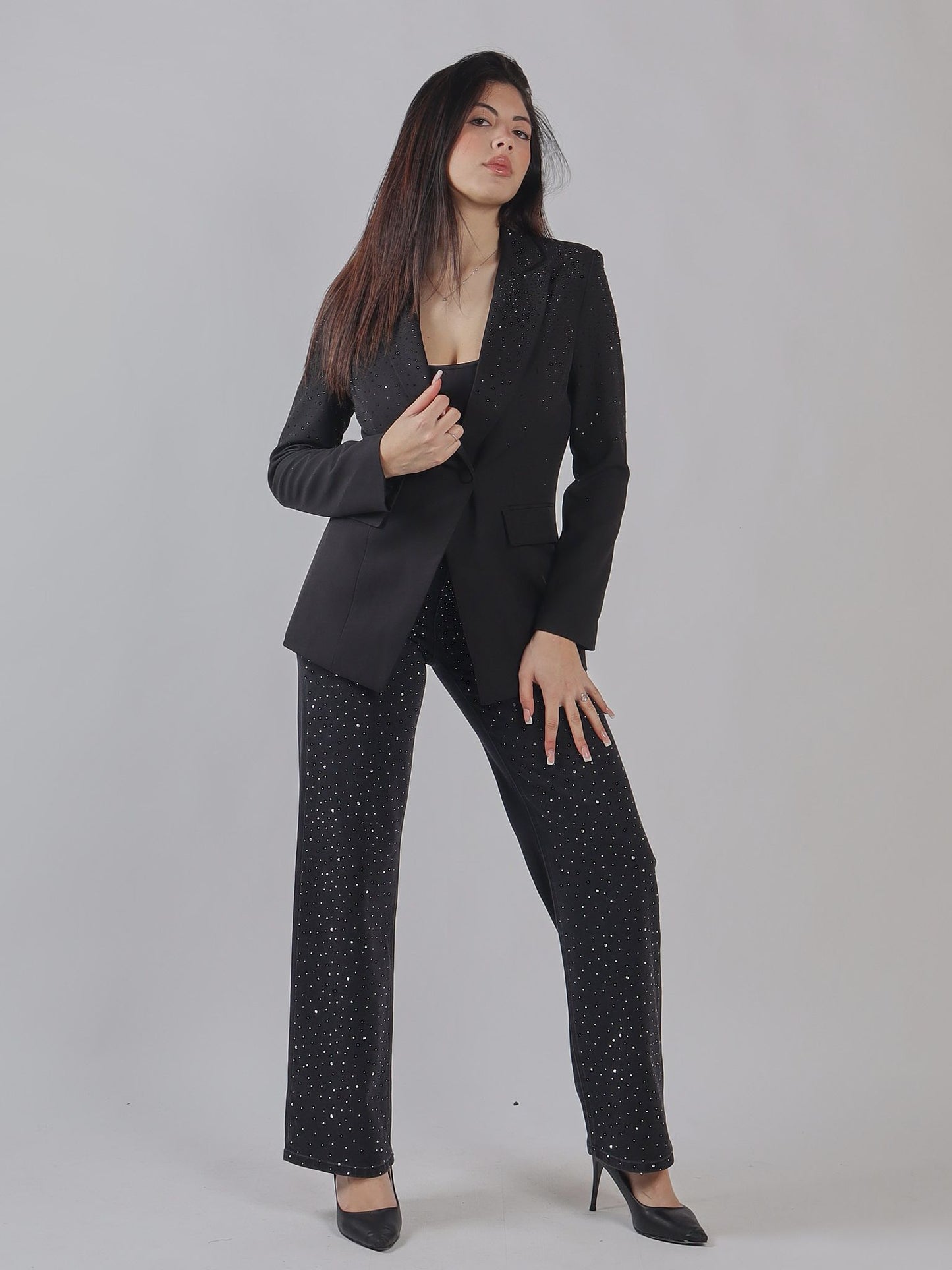 GIACCA DOPPIO PETTO BRILLANTINATA PE 25