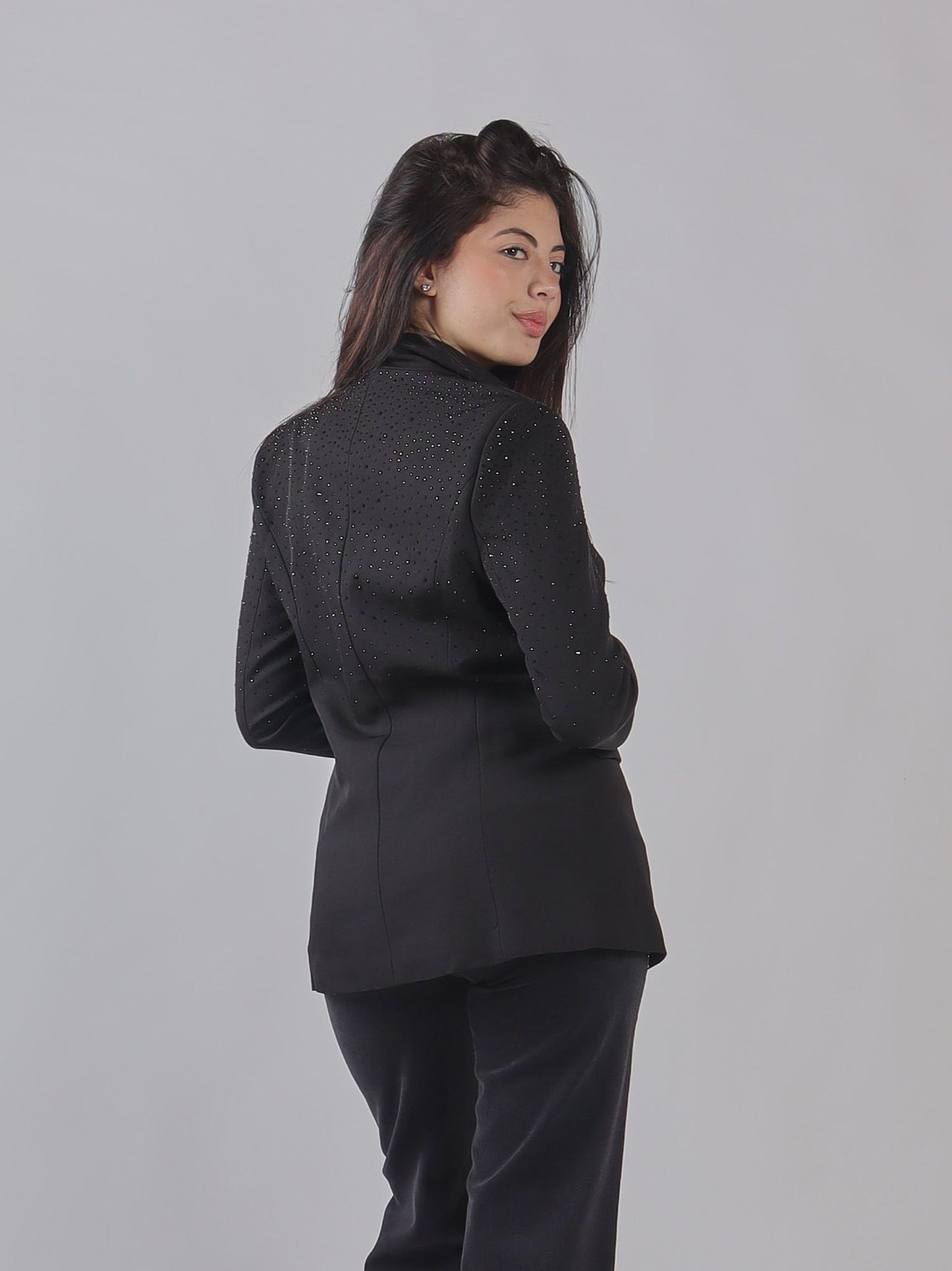 GIACCA DOPPIO PETTO BRILLANTINATA PE 25