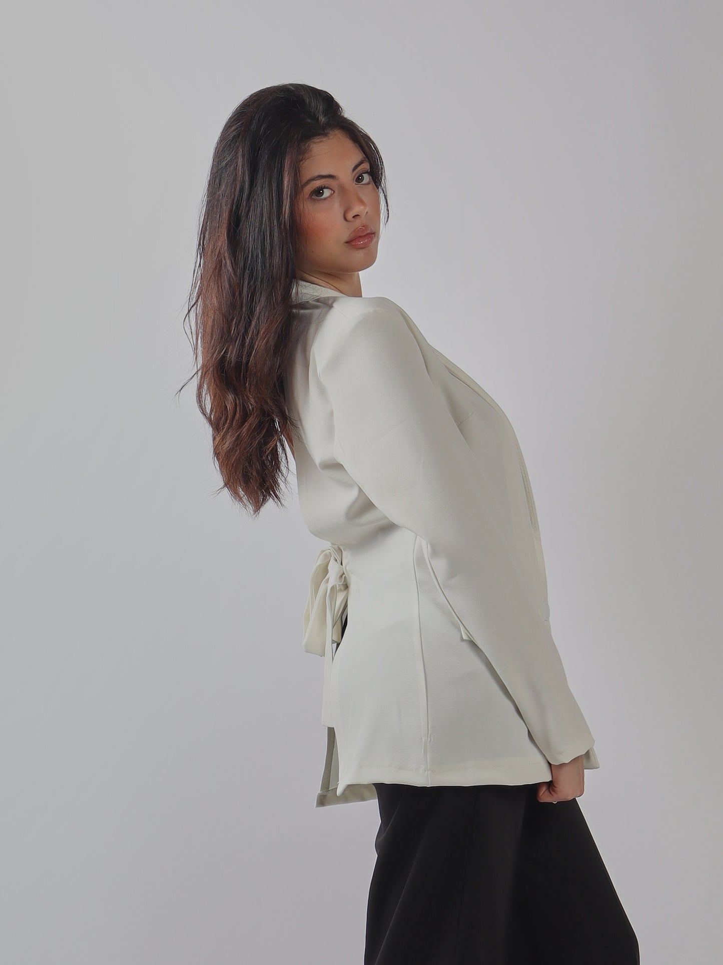 BLAZER BIANCO DOPPIOPETTO CON SCHIENA STRUTTURATA