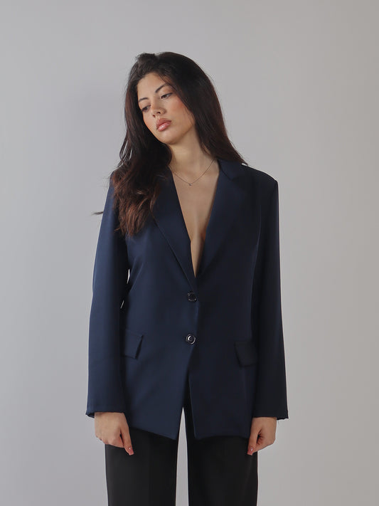 BLAZER BIANCO DOPPIOPETTO CON SCHIENA STRUTTURATA