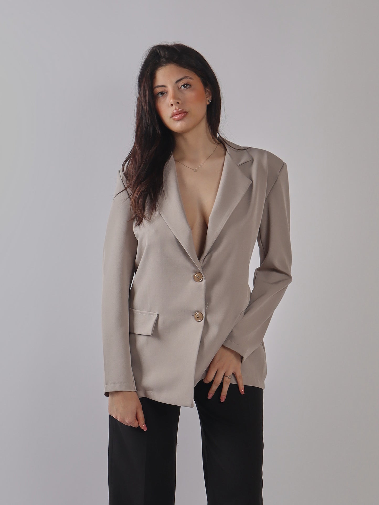 BLAZER BIANCO DOPPIOPETTO CON SCHIENA STRUTTURATA