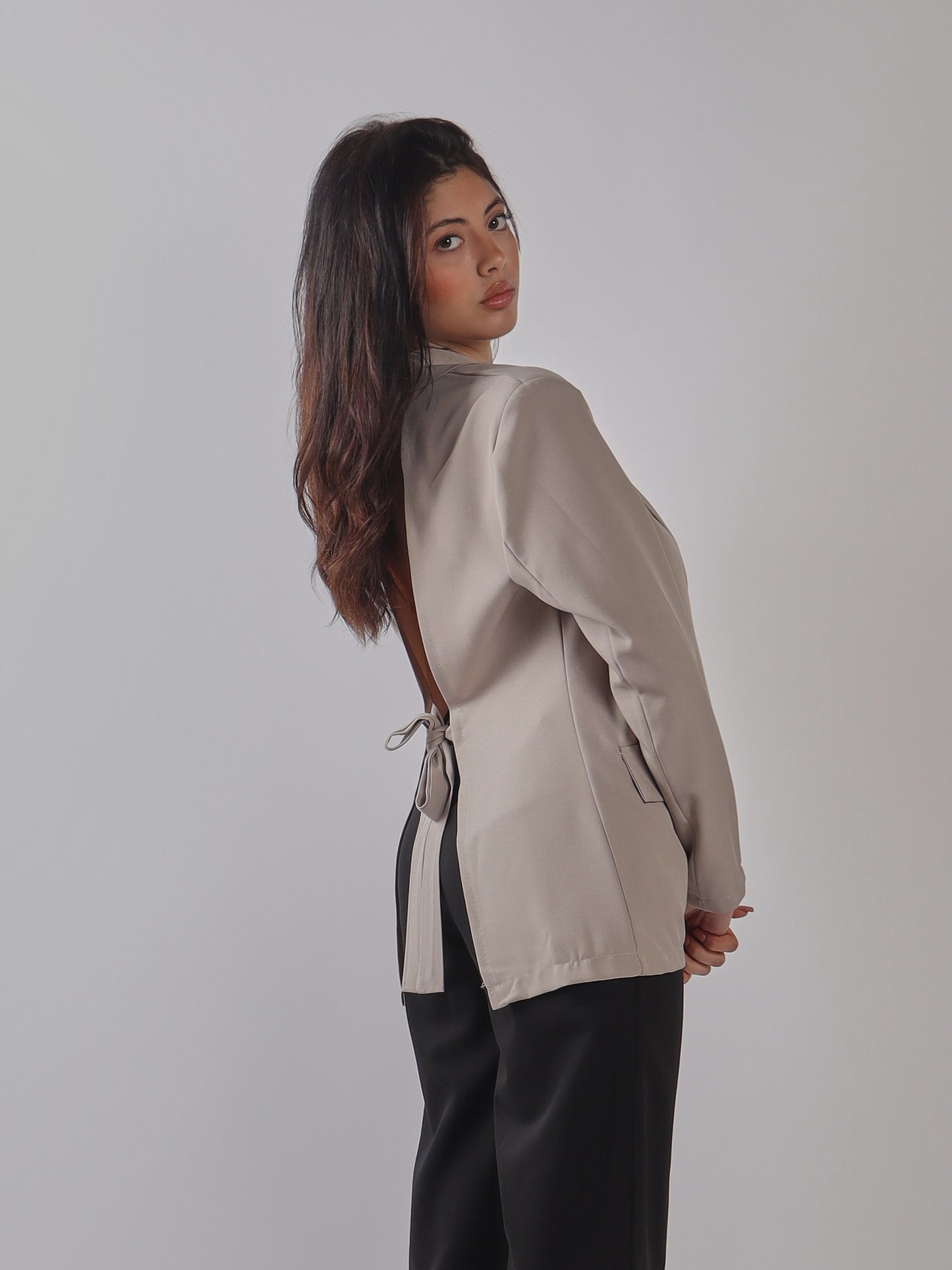 BLAZER BIANCO DOPPIOPETTO CON SCHIENA STRUTTURATA