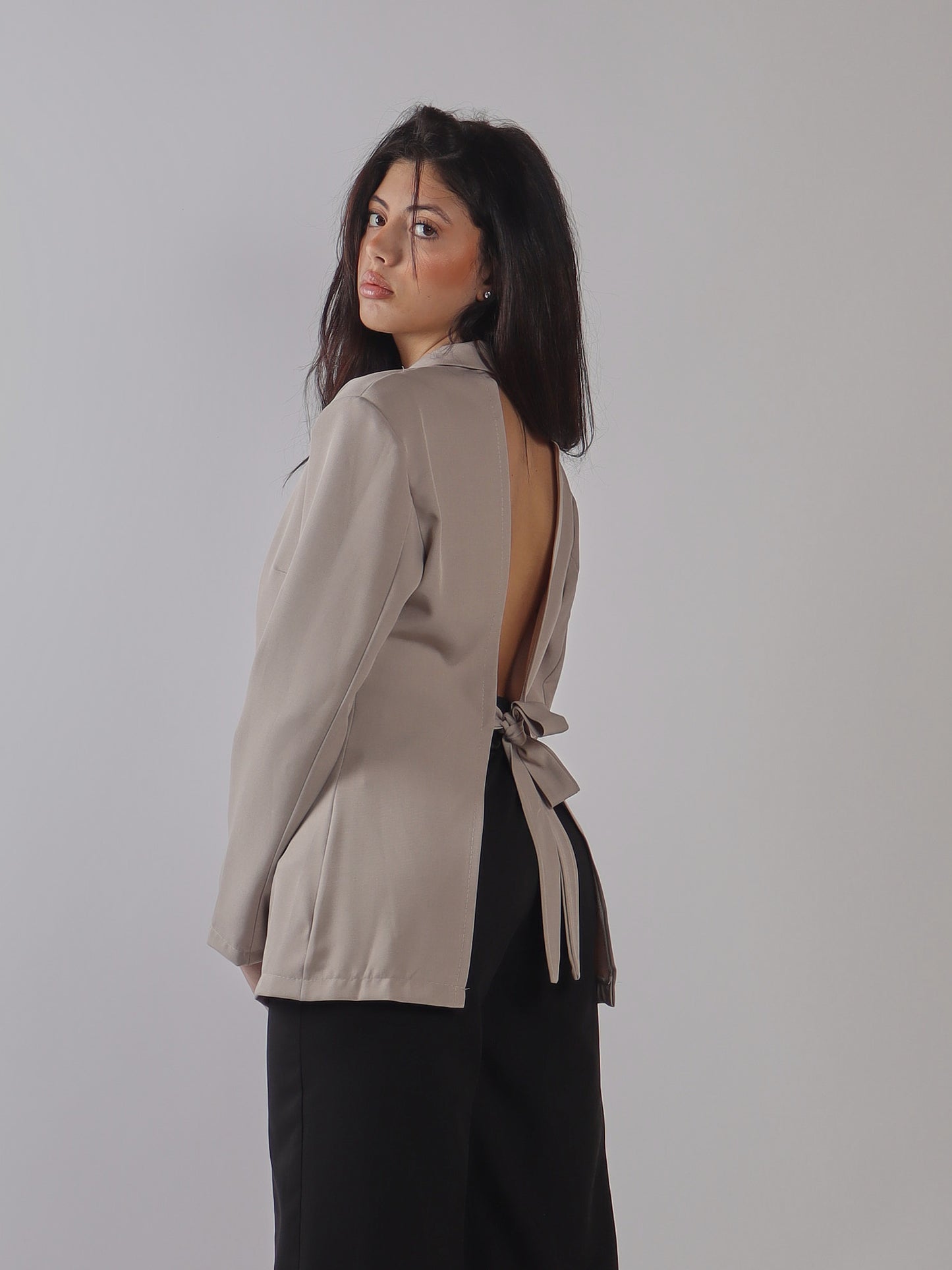 BLAZER BIANCO DOPPIOPETTO CON SCHIENA STRUTTURATA