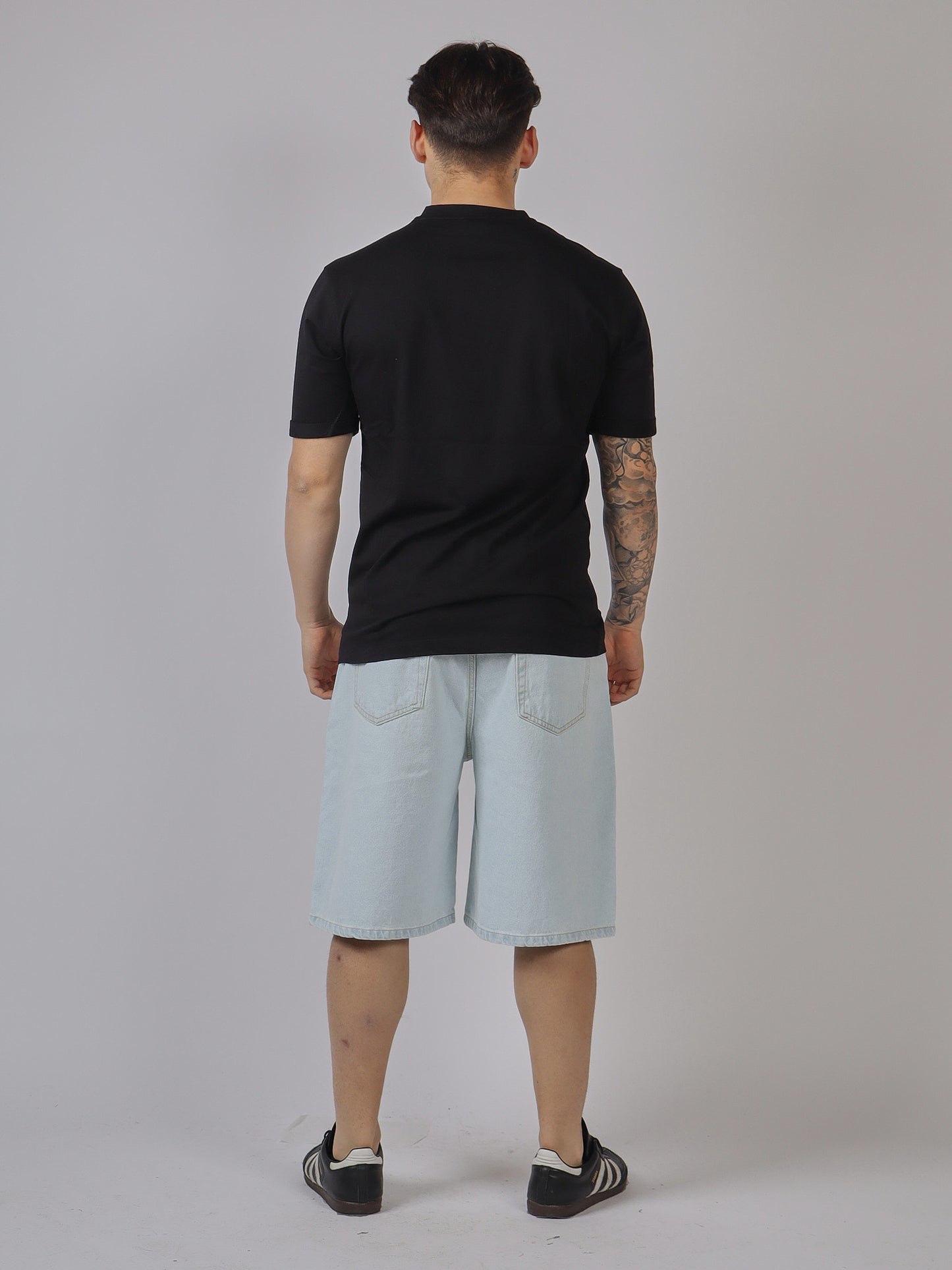 BERMUDA UOMO IN JEANS ELASTICIZZATO