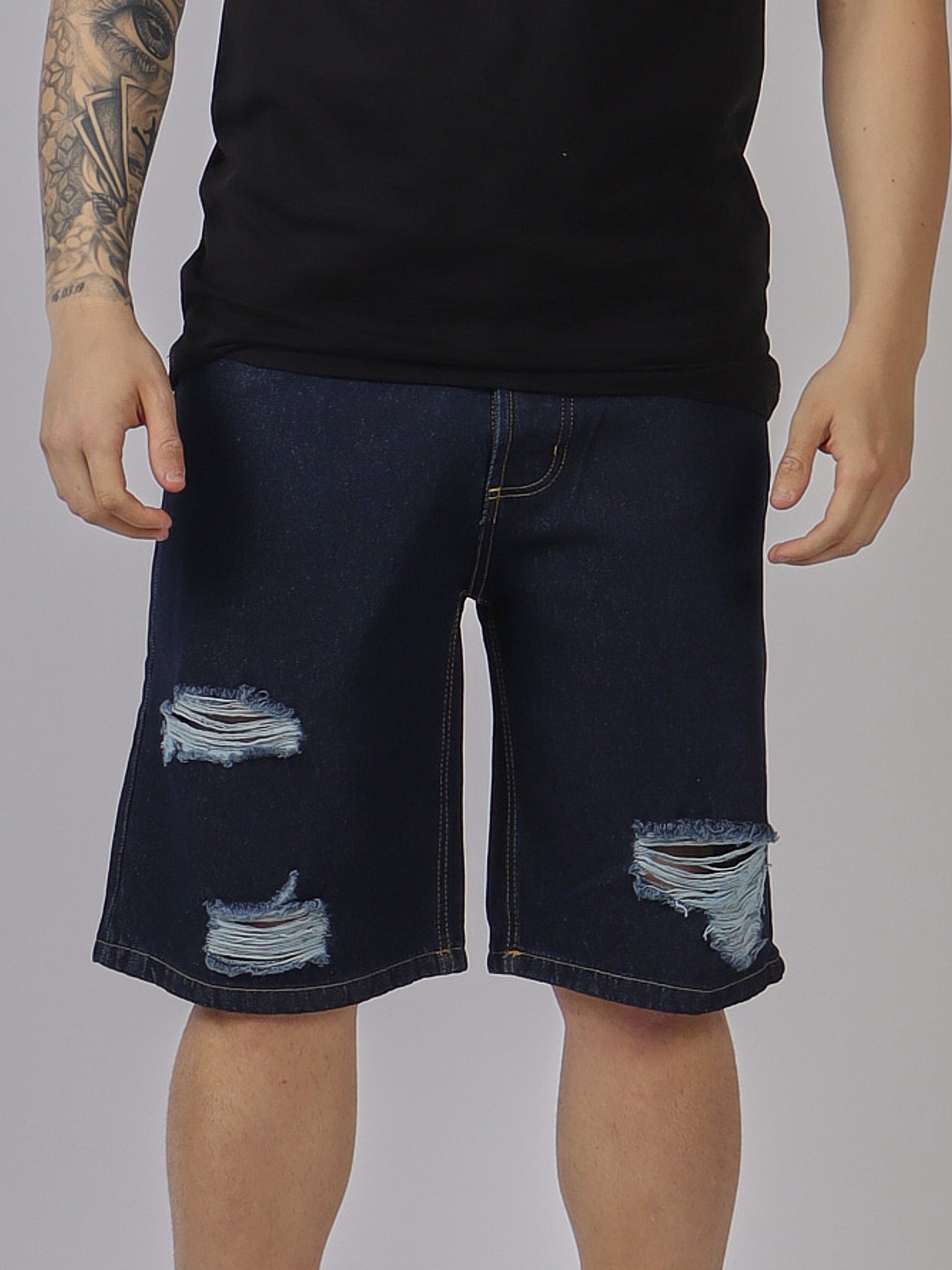SHORTS IN JEANS STRAPPATI