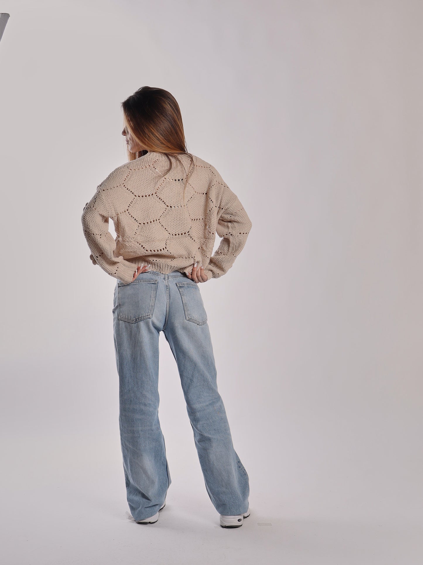 MAGLIONCINO CROP FIORI