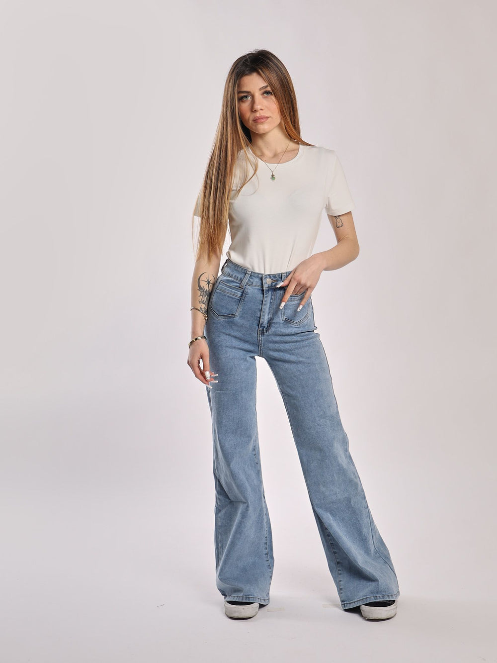 JEANS ZAMPA TASCHINI