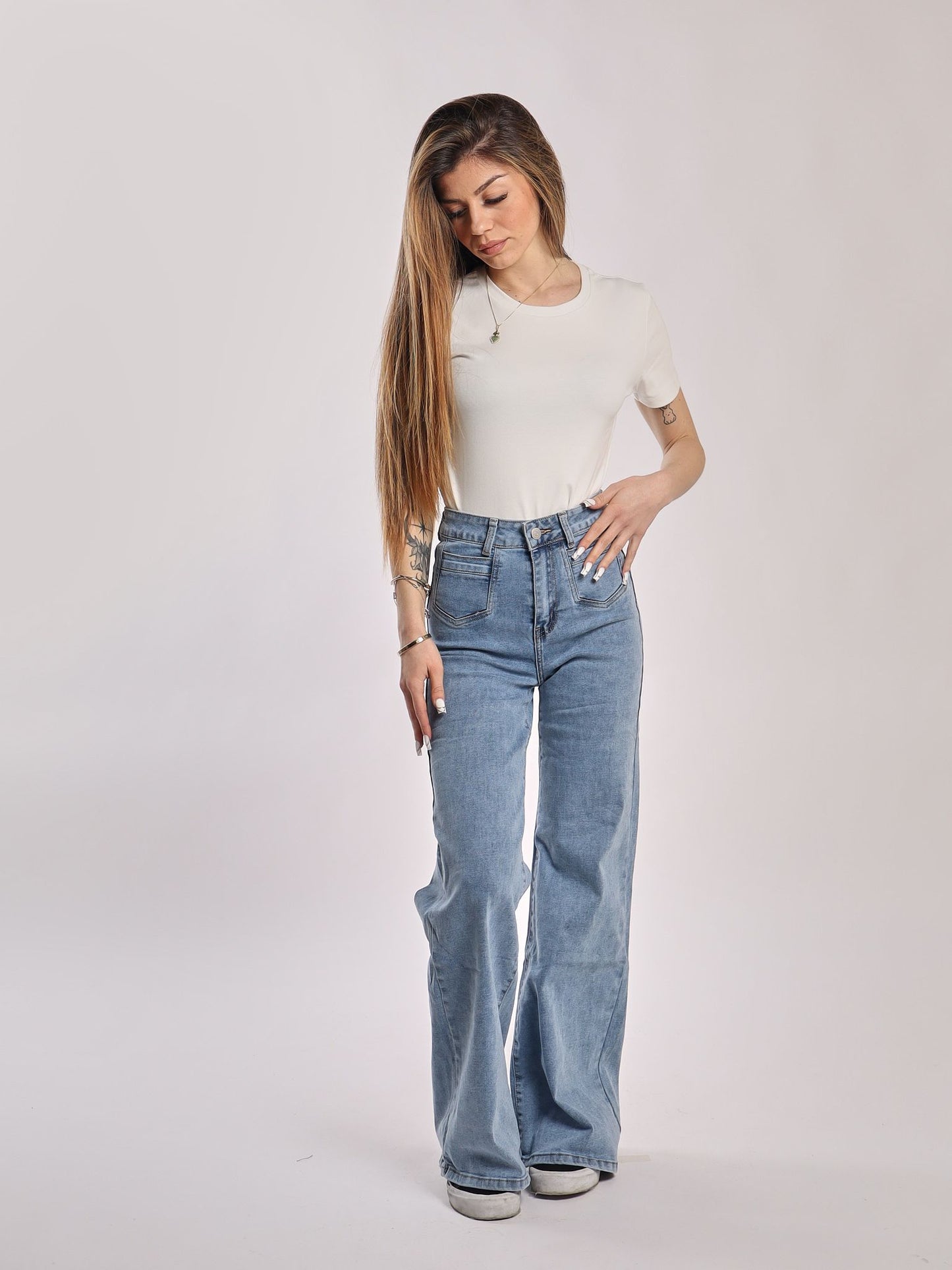 JEANS ZAMPA TASCHINI