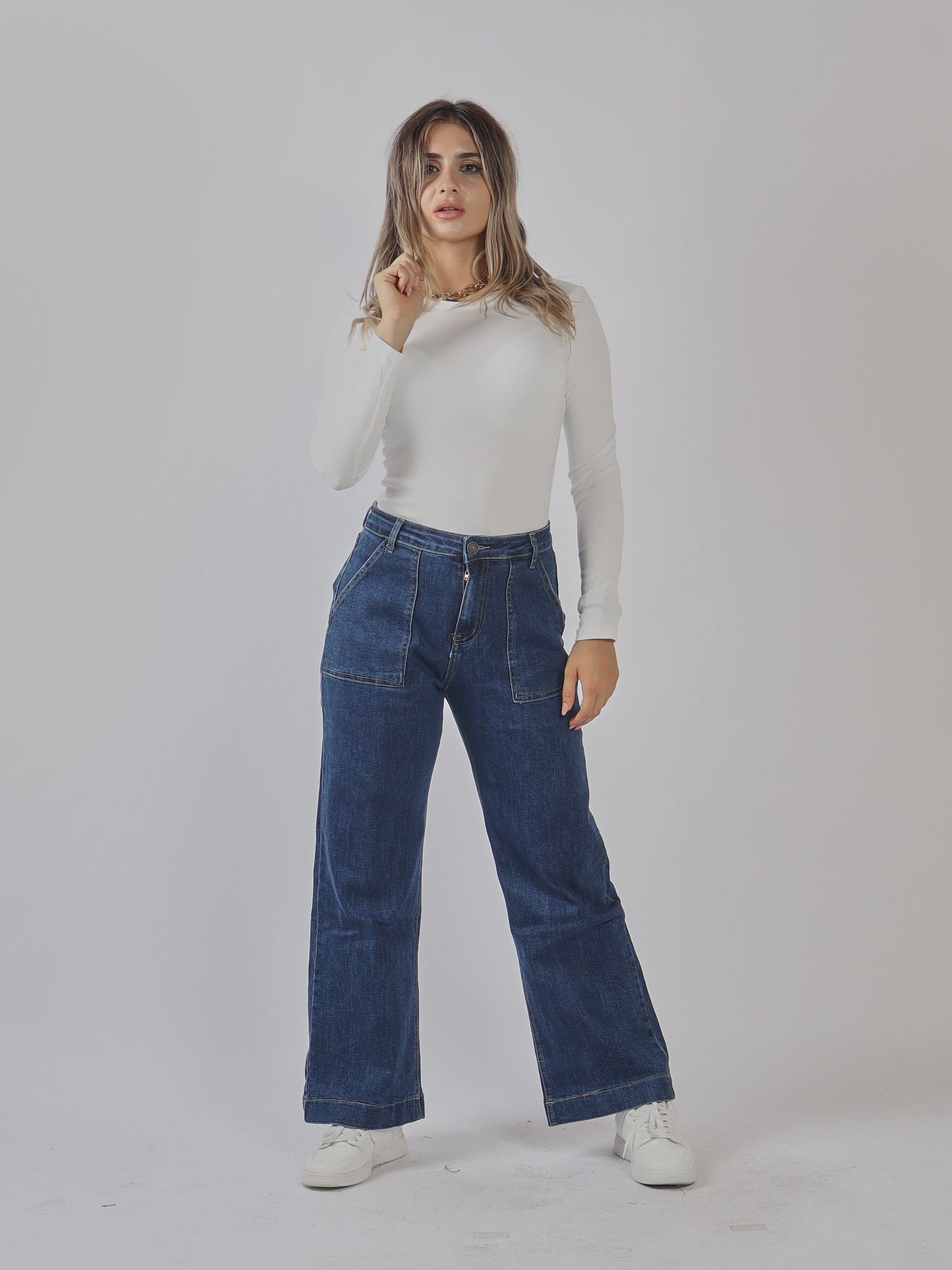 JEANS PALAZZO DONNA