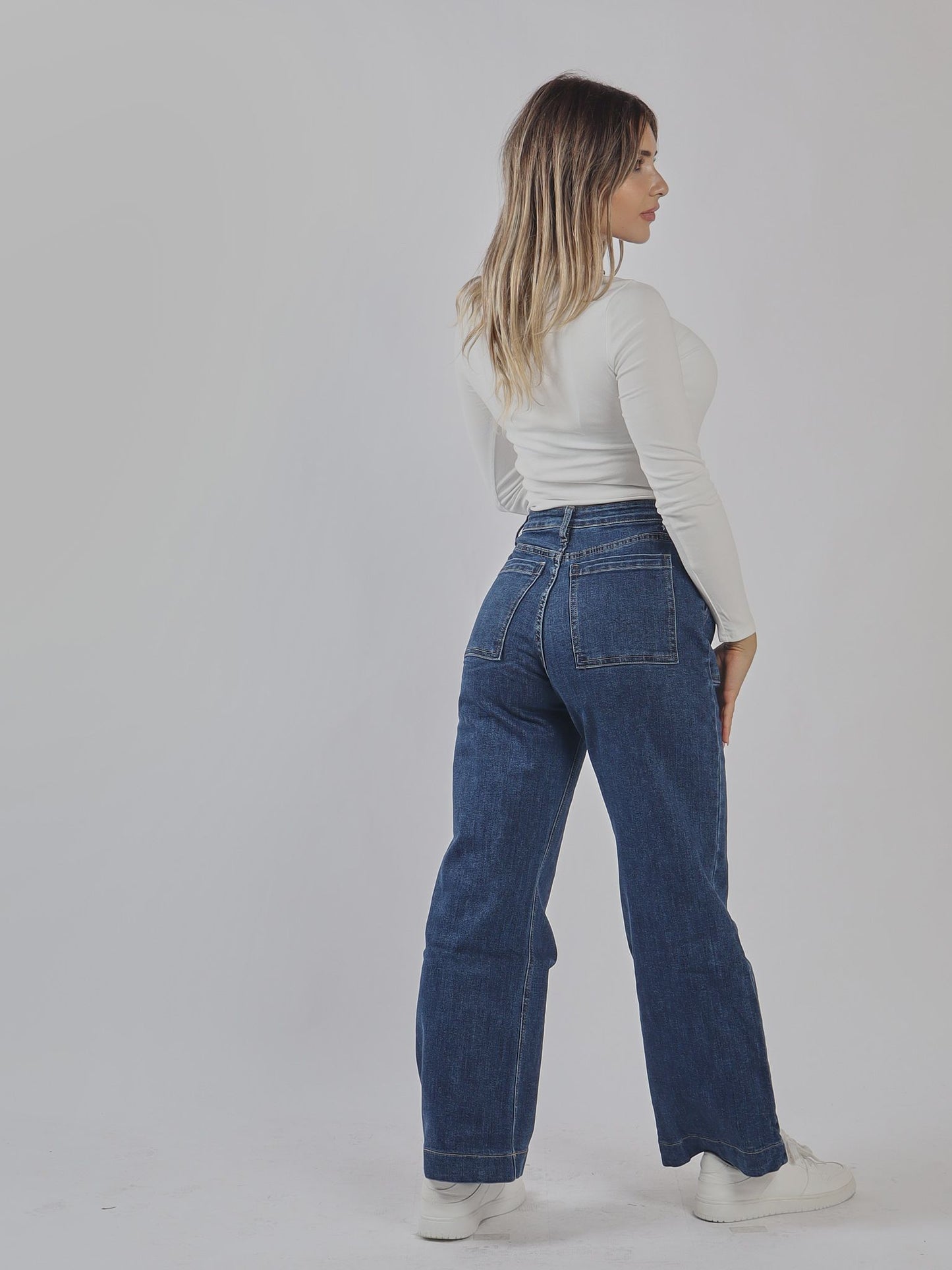 JEANS PALAZZO DONNA