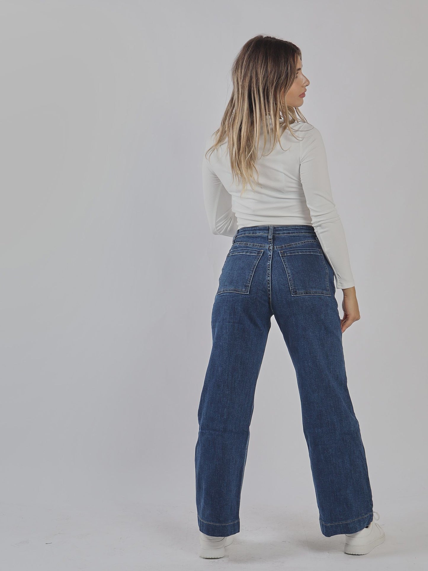 JEANS PALAZZO DONNA