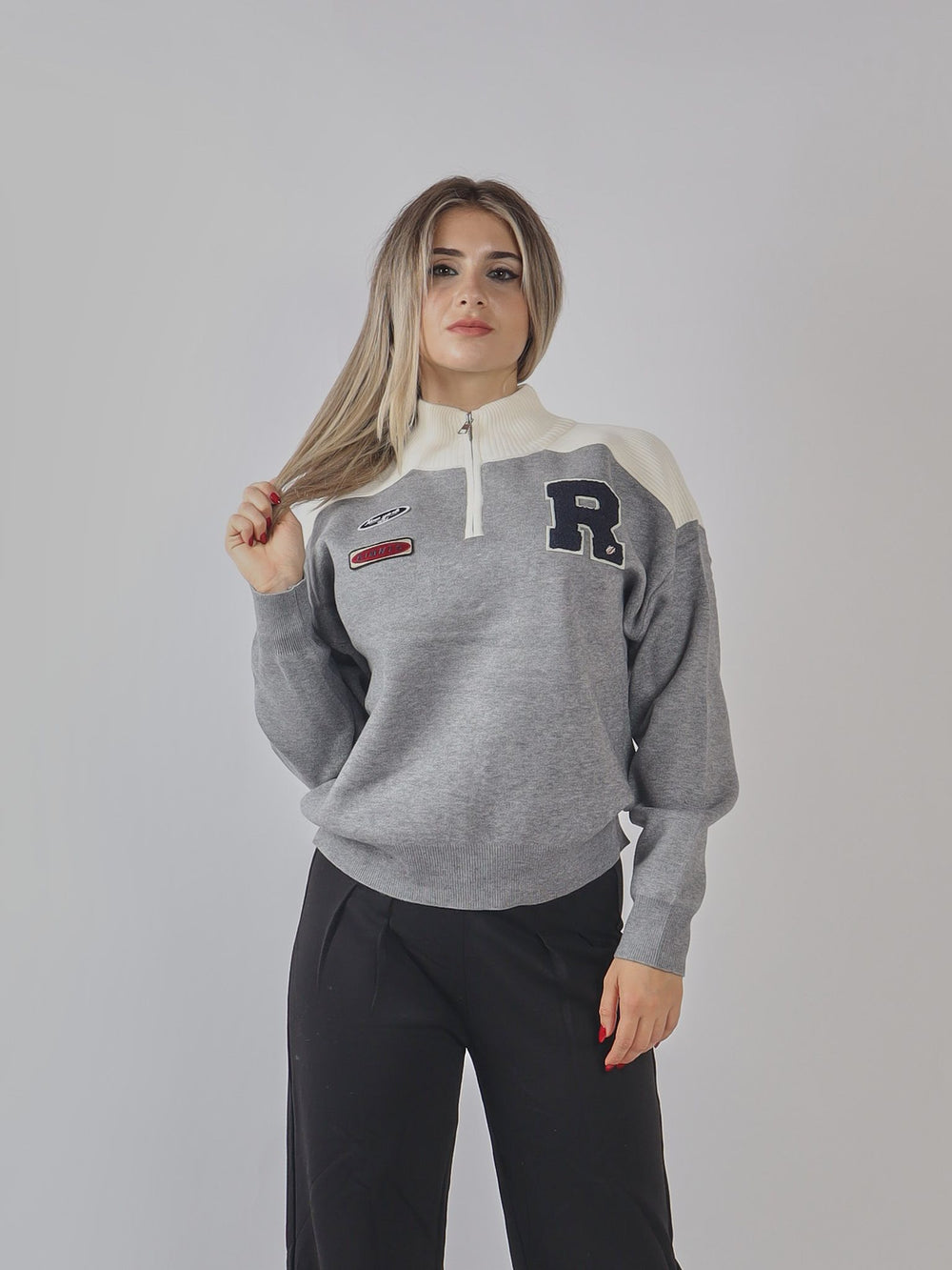 FELPA SPORTIVA CON ZIP