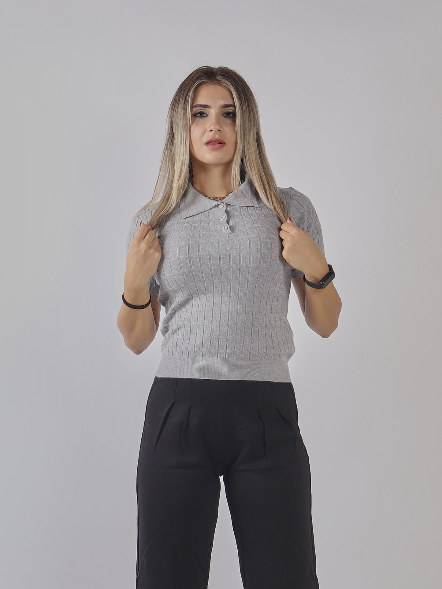 MAGLIA POLO A 3 BOTTONI