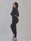 SET SPORTIVO A MANICHE LUNGHE CON ZIP
