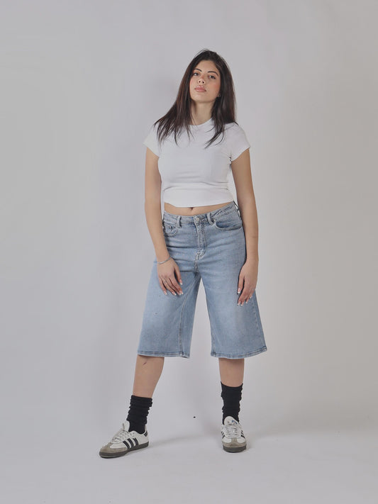BERMUDA DENIM OVERSIZE