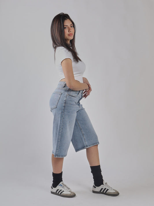 BERMUDA DENIM OVERSIZE
