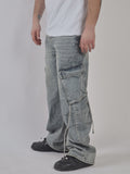 JEANS CARGO OVERSIZE