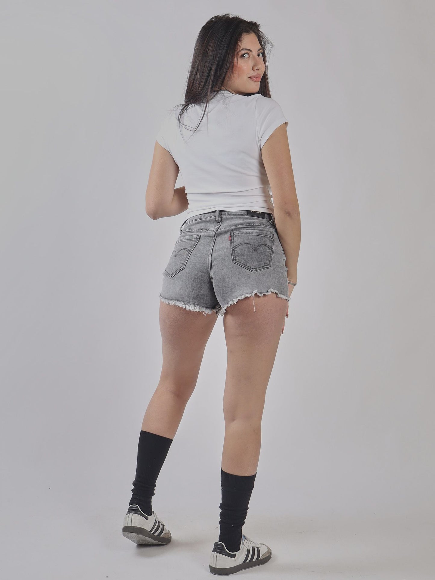 SHORTS DENIM CUT-OFF
