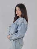 GIACCA JEANS CROP PE25