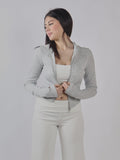 FELPA CROP CON CAPUCCIO PE 25