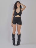 TUTINA CORTA CON SCOLLO CUT-OUT