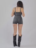 TUTINA CORTA CON SCOLLO CUT-OUT