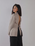 BLAZER BIANCO DOPPIOPETTO CON SCHIENA STRUTTURATA