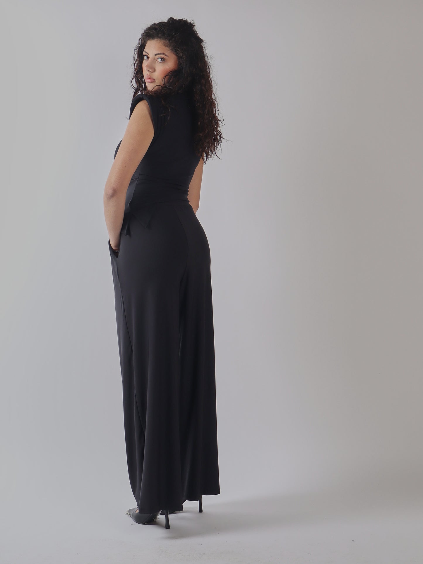 COMPLETO DONNA TOP  E PANTALONE PALAZZO
