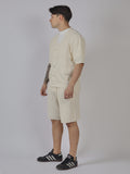 SET CARDIGAN IN MAGLIA E SHORTS UOMO