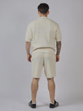 SET CARDIGAN IN MAGLIA E SHORTS UOMO
