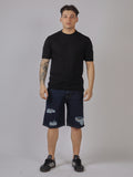 SHORTS IN JEANS STRAPPATI