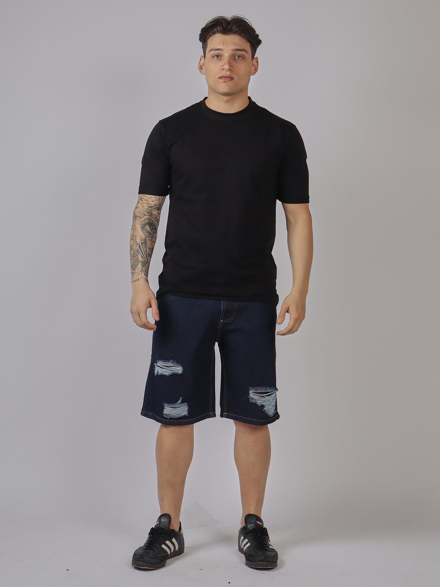 SHORTS IN JEANS STRAPPATI